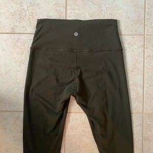 Olive Green LuluLemon Align Leggings